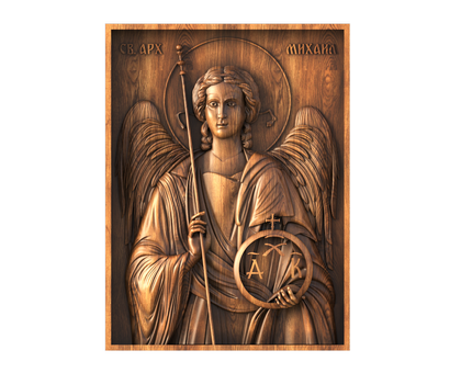 Icon of the Archangel Michael, 3d models (stl)