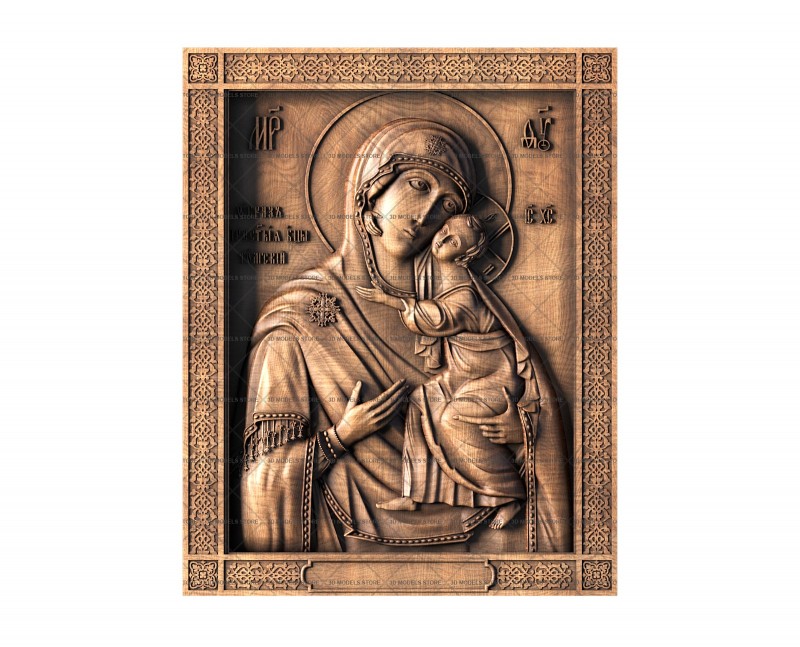 Tolga Icon of the Mother of God, 3d models (stl)