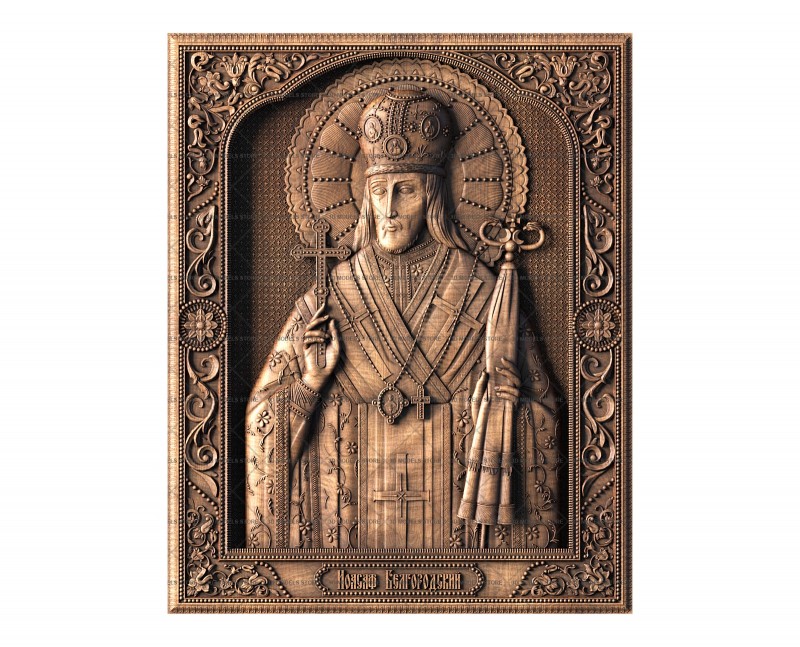 Icon of St. Joasapha of Belgorod, 3d models (stl)