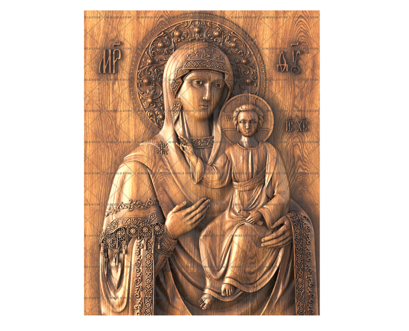 The Smolensk Icon of the Mother of God, 3d models (stl)
