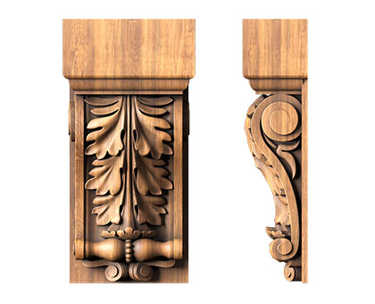 Corbel, 3d models (stl)