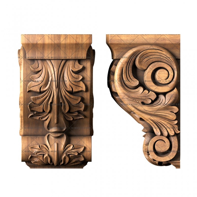 Corbel, 3d models (stl)