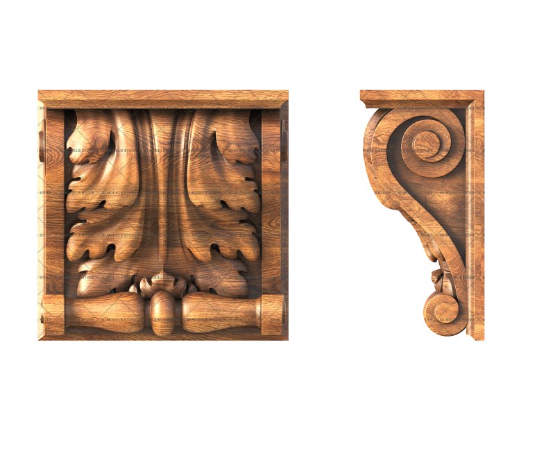 Corbel, 3d models (stl)