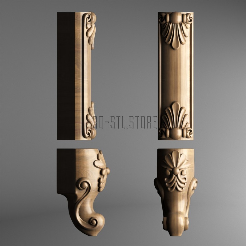 Furniture legs, 3d models (stl)
