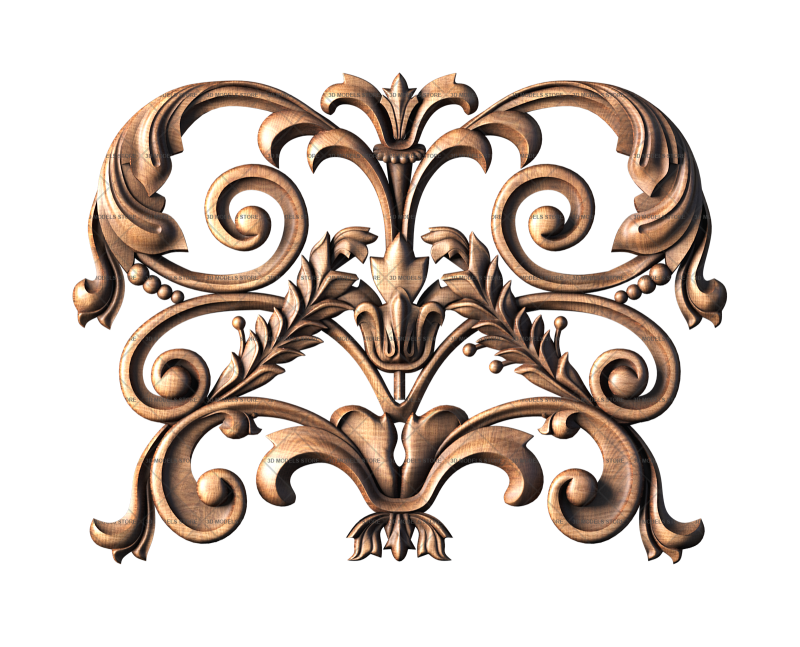 Central decor, 3d models (stl)