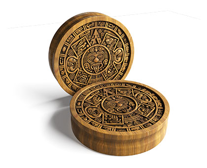 Backgammon pieces (checkers), 3d models (stl)