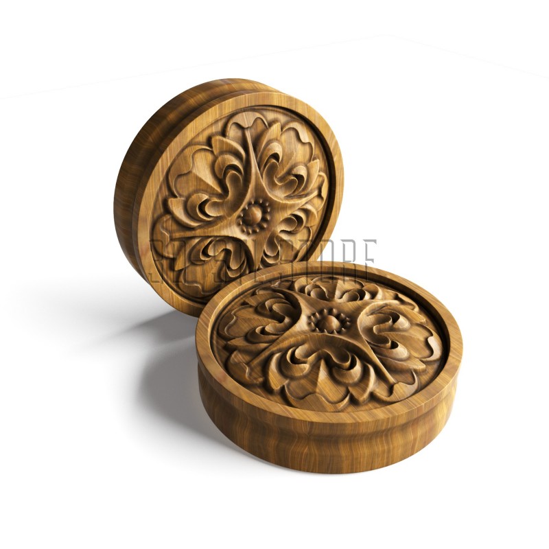 Backgammon pieces (checkers), 3d models (stl)