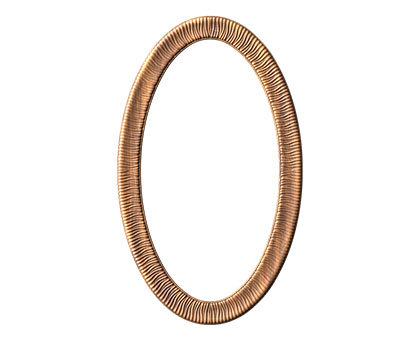 Oval frame, 3d models (stl)