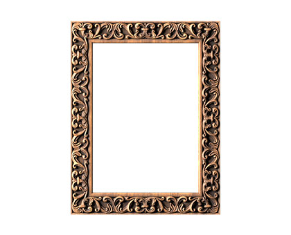 The frame is rectangular, 3d models (stl)