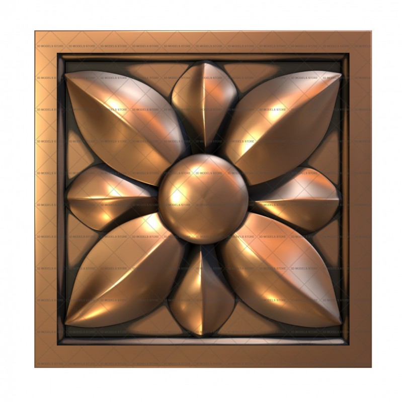 Rosette, 3d models (stl)