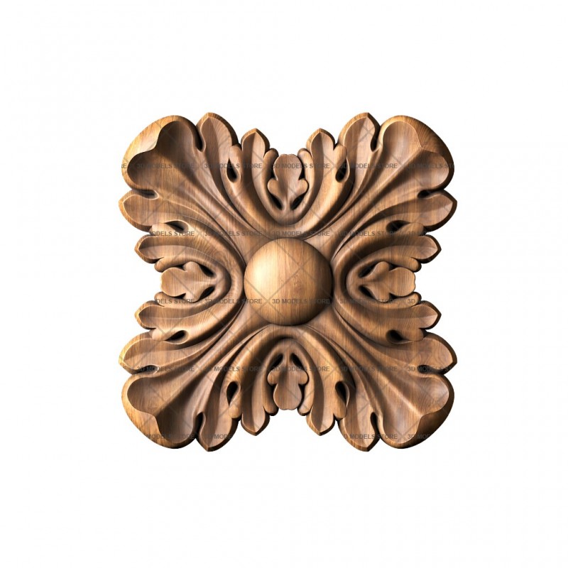 Rosette, 3d models (stl)