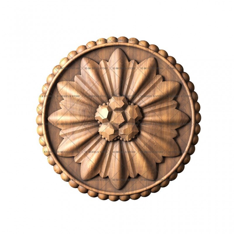 Rosette, 3d models (stl)