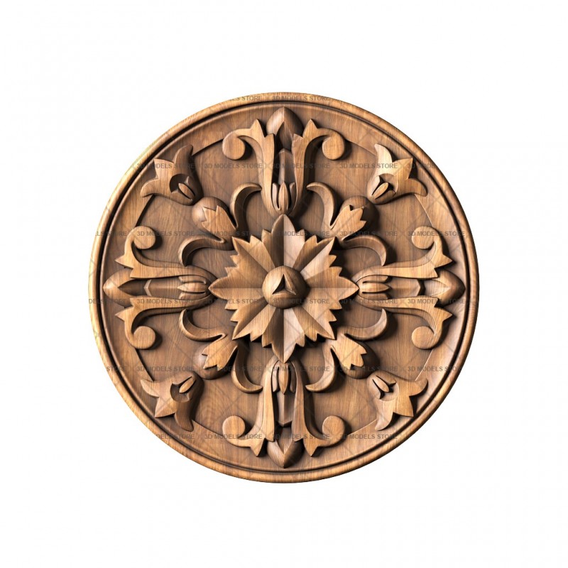 Rosette, 3d models (stl)