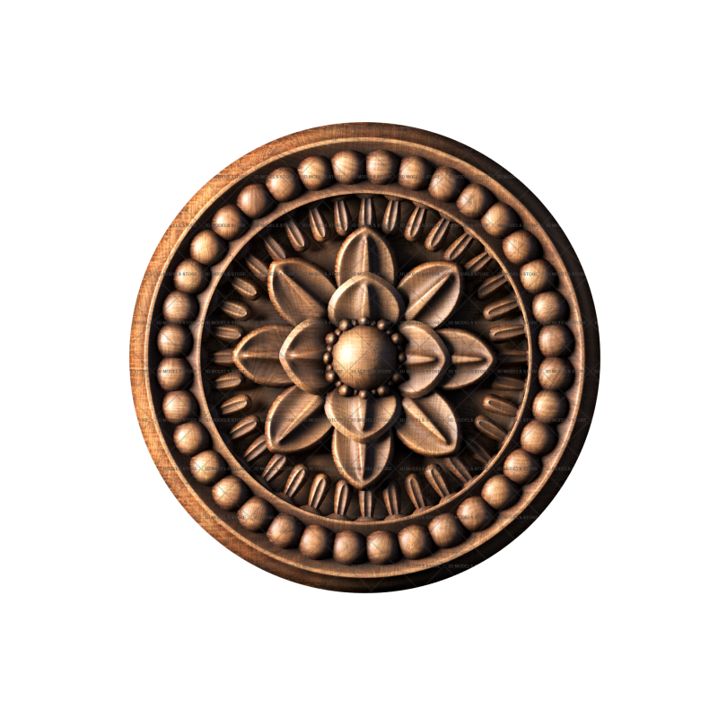 Rosette, 3d models (stl)