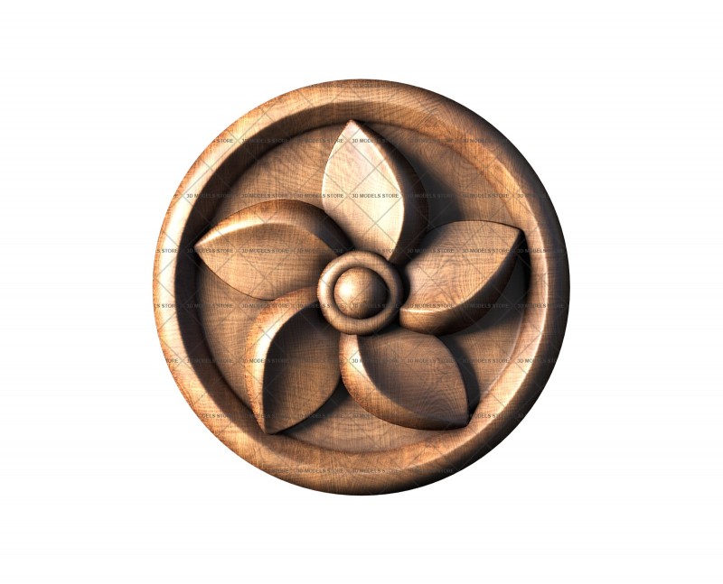 Rosette, 3d models (stl)