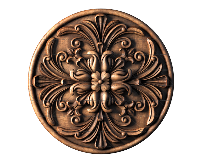 Rosette, 3d models (stl)