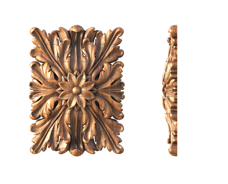 Rosettes, 3d models (stl)