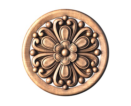 Rosette, 3d models (stl)
