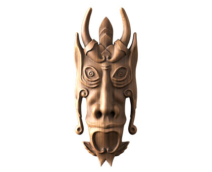 Mask Totem, 3d models (stl)