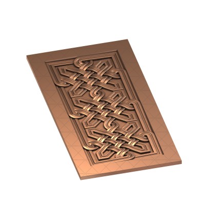 Twisted Panel, 3d models (stl)