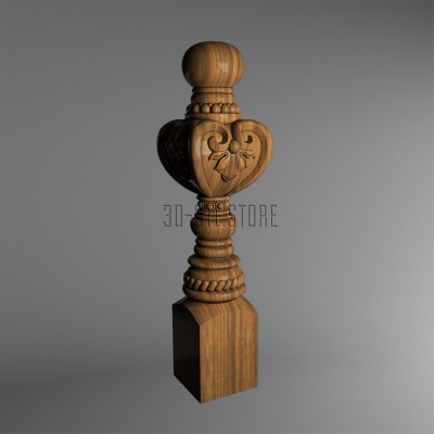 Baluster, 3d models (stl)